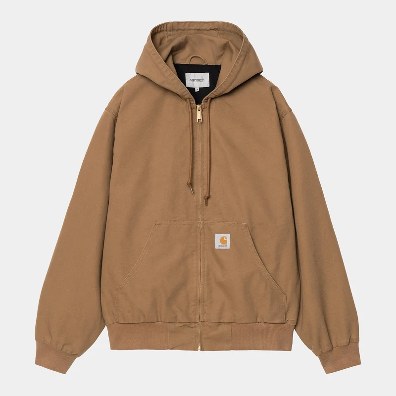 Carhartt WIP Herren OG Active Jacke - Hamilton Brown Rinsed