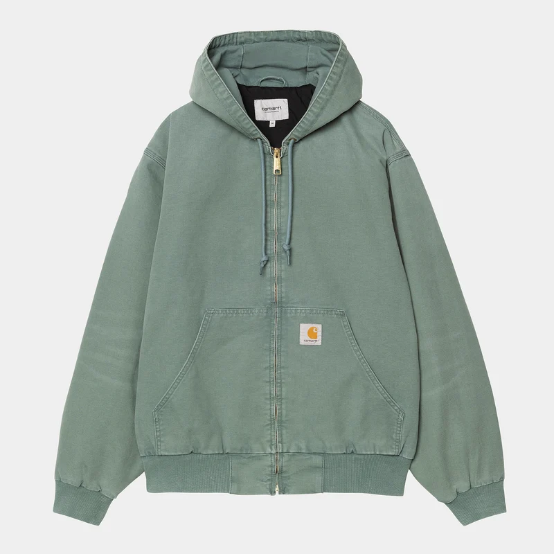 Carhartt WIP Herren OG Active Jacke - Silberne Kiefer, stonewashed