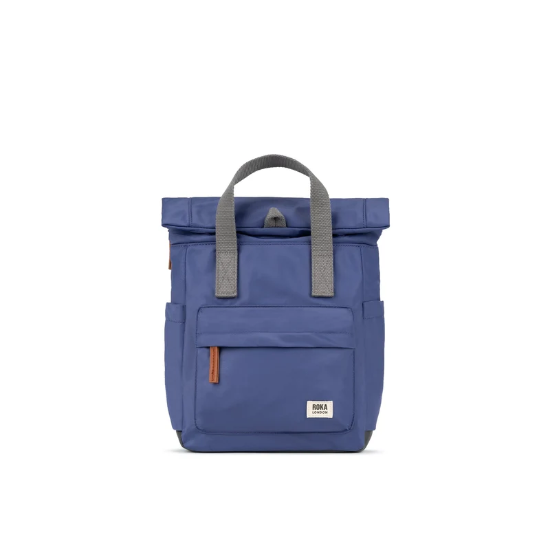 ROKA Canfield B Indigo Kleine Tasche aus recyceltem Nylon
