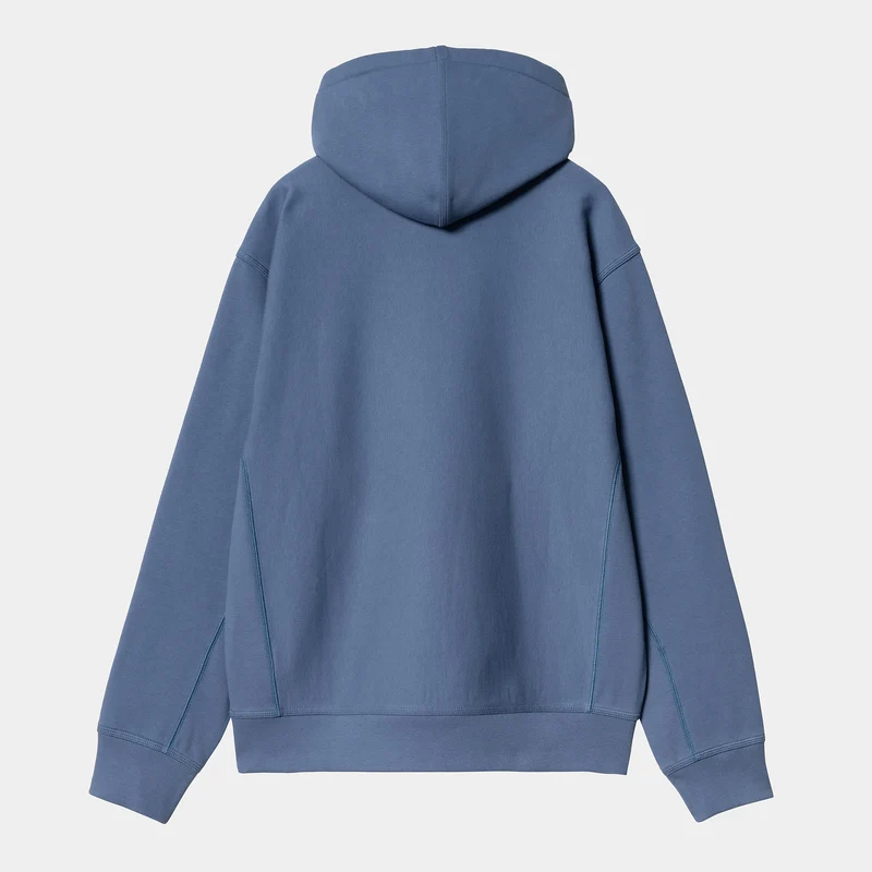 Carhartt WIP Herren American Script Hoodie - Blaue Iris