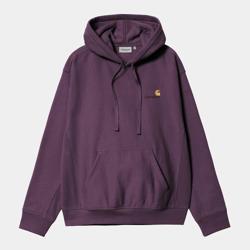 Carhartt WIP Herren American Script Hoodie - Huckleberry
