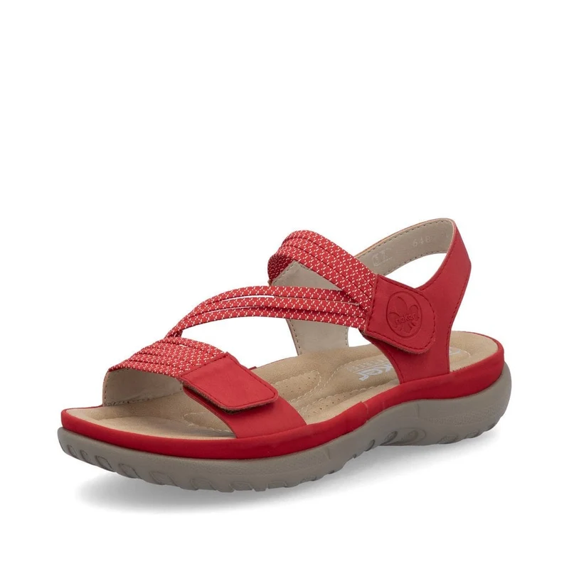 Rieker Modische Sandale für Damen - Rot