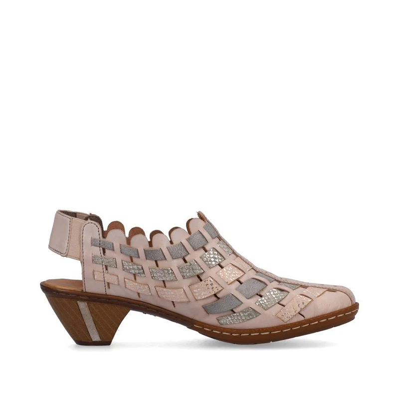 Rieker Damenmode-Sandale – Beige