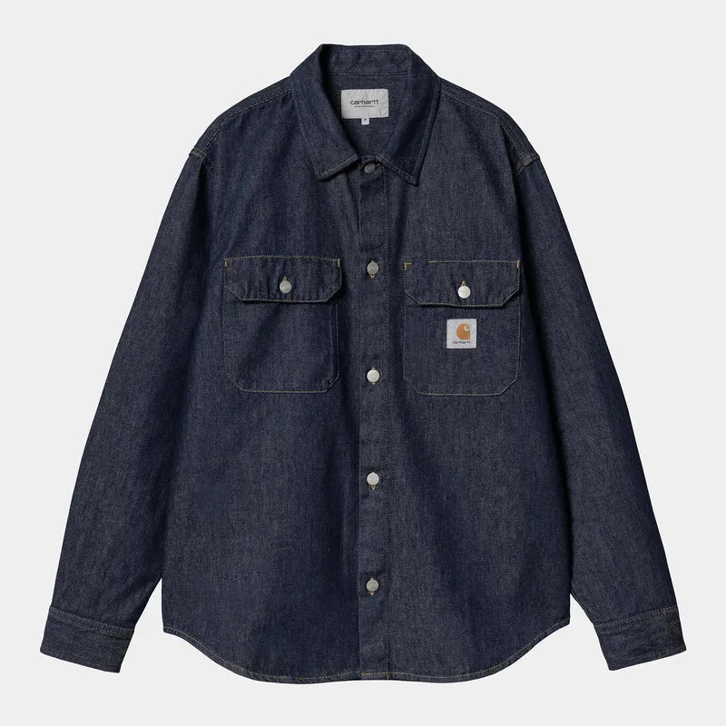 Carhartt WIP Harvey Hemdjacke für Herren - Blau gespült