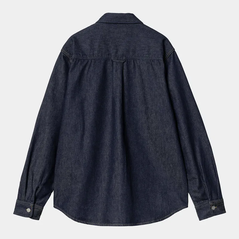 Carhartt WIP Harvey Hemdjacke für Herren - Blau gespült