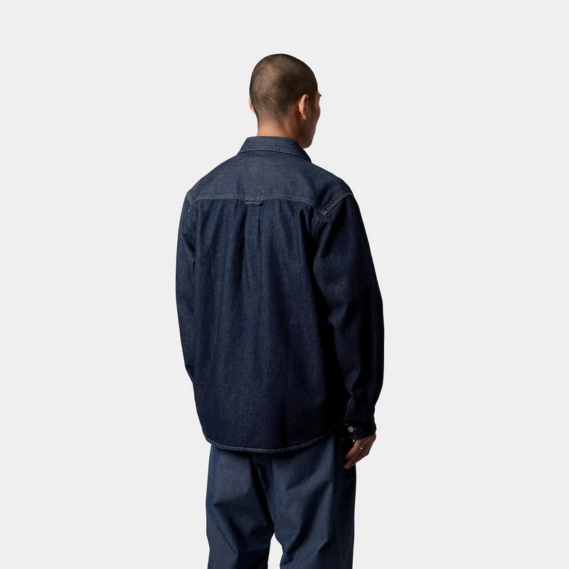 Carhartt WIP Harvey Hemdjacke für Herren - Blau gespült
