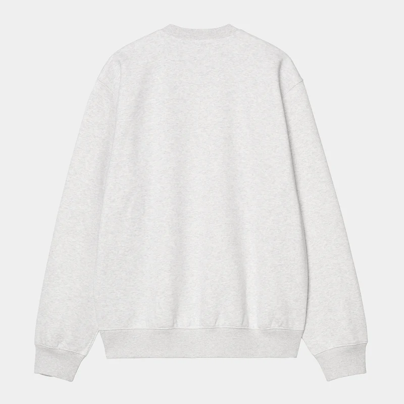 Carhartt WIP Herren Carhartt WIP Sweattop - Aschgrau / Luftgrün