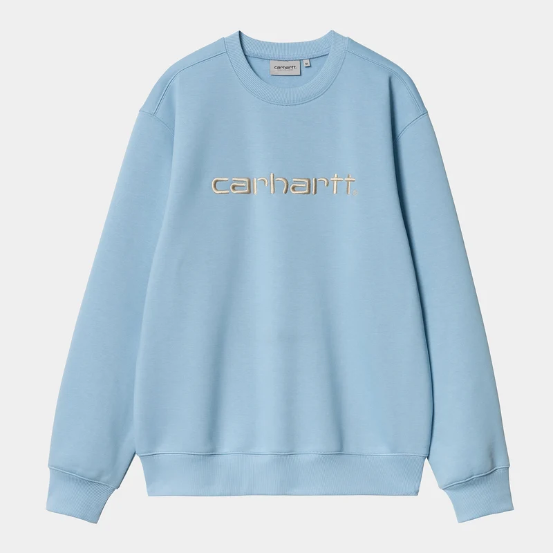 Carhartt WIP Herren Carhartt WIP Sweattop - Blauvogel / Fleur De Sel