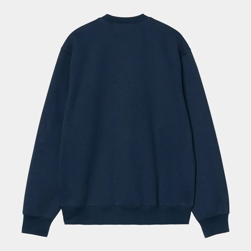 Carhartt WIP Herren Carhartt WIP Sweattop - Tintenblau / Luftgelb