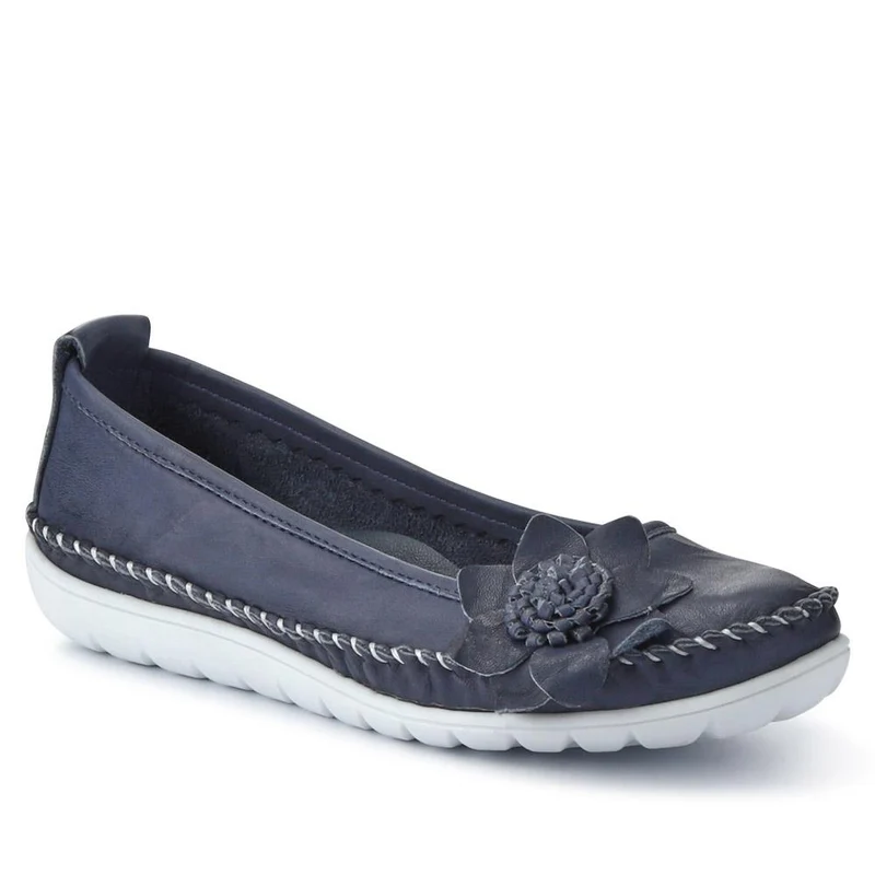 Lightweight Leather Pumps - SIMIN41000 / 326 772 - Navy