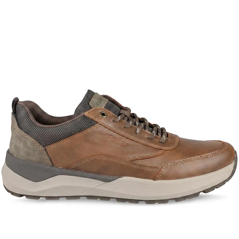 Rieker Wide Fit Rugged Low Cut Boots - RKR43049 / 330 229 - Tan