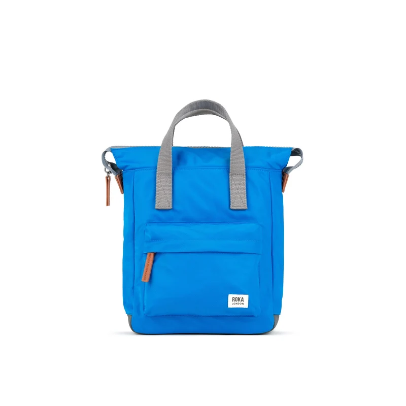 ROKA Bantry B Neonblaue kleine Tasche aus recyceltem Nylon