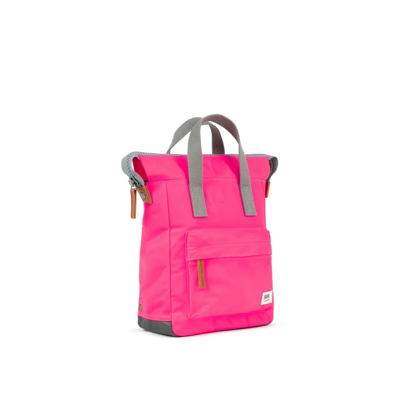 ROKA Bantry B Neon Pink Kleine Tasche aus recyceltem Nylon