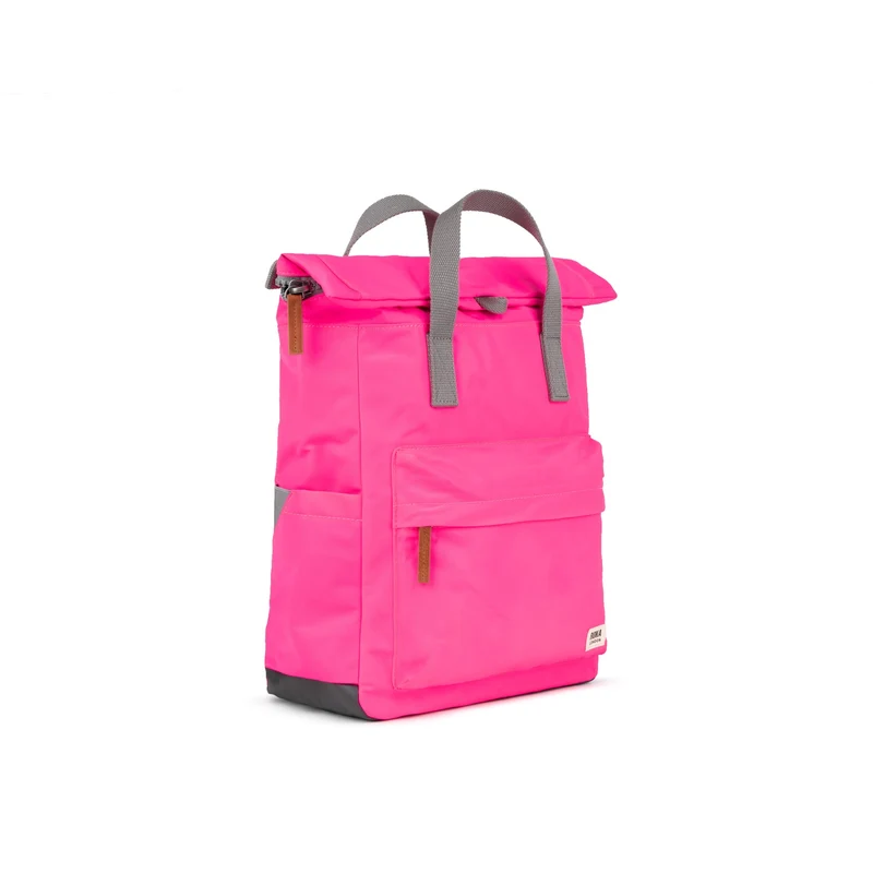 ROKA Canfield B Neon Pink Medium Tasche aus recyceltem Nylon