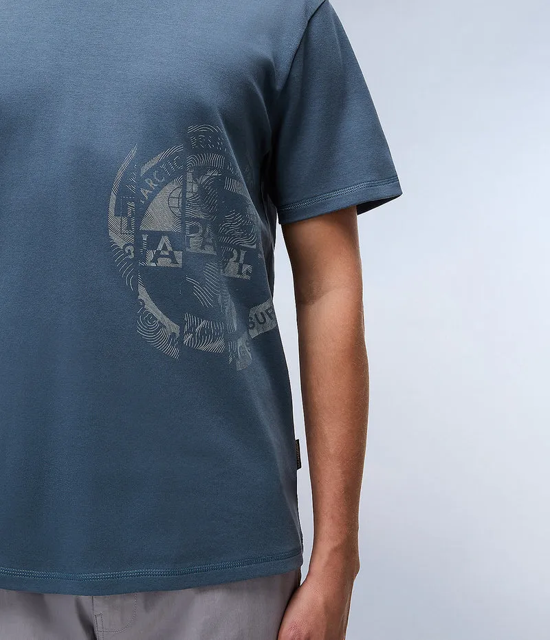Napapijri Herren-T-Shirt von Vanni – Grau