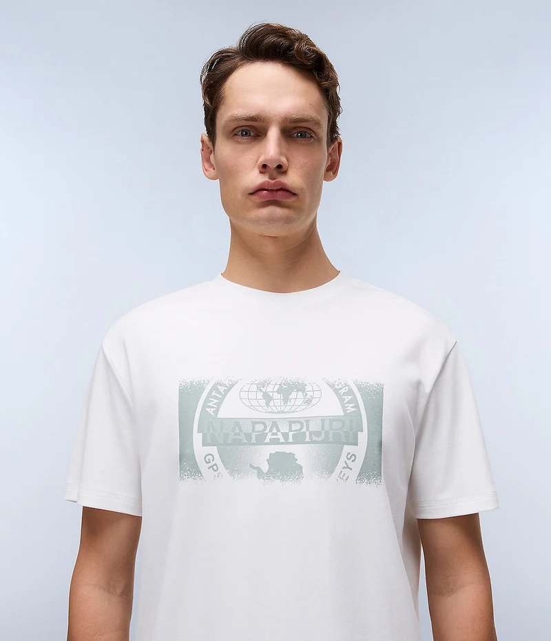 Napapijri Vanni Herren-T-Shirt – Weiß
