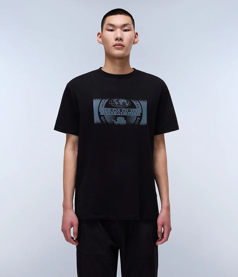 Napapijri Vanni Herren-T-Shirt – Schwarz