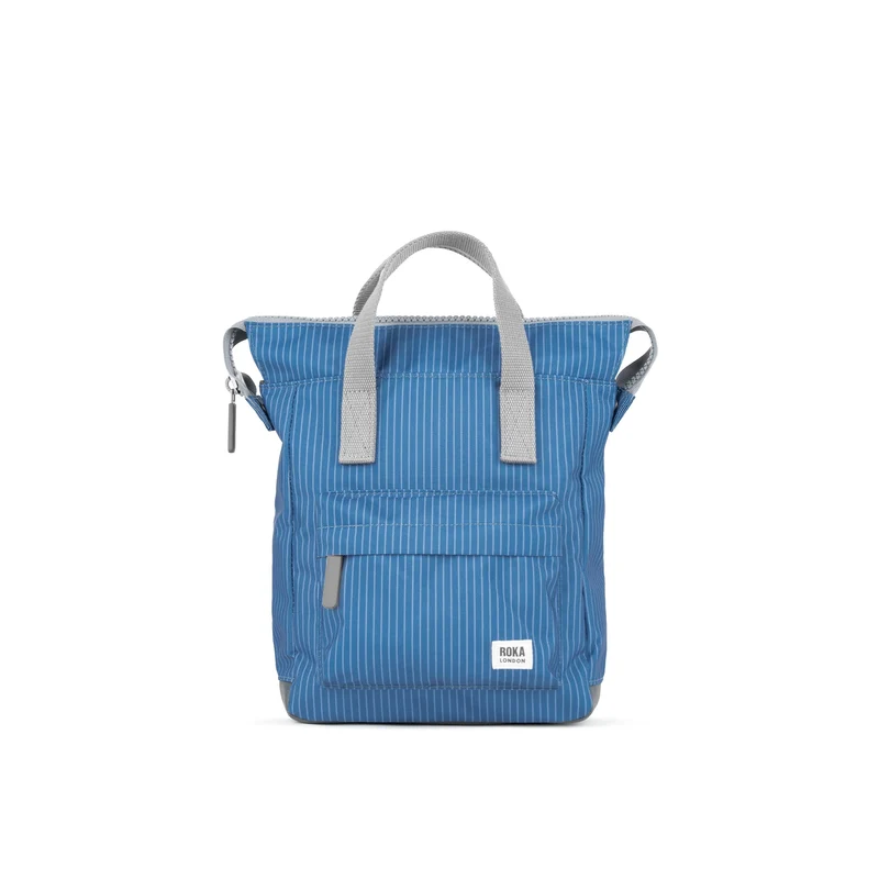 ROKA Bantry Kleine Tasche aus recyceltem Canvas, B Mid Denim Wash