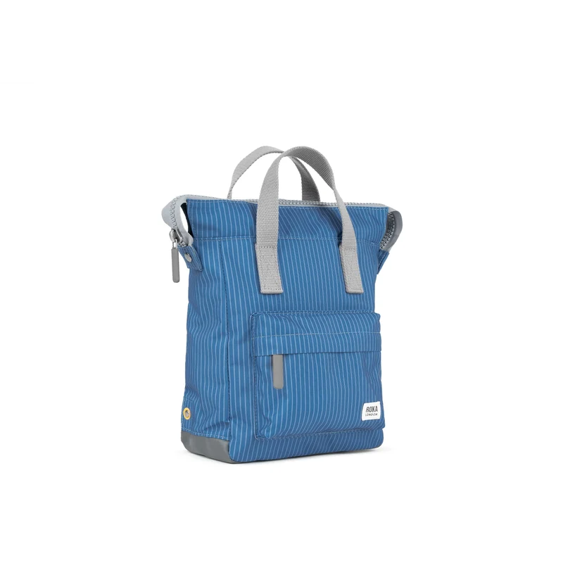 ROKA Bantry Kleine Tasche aus recyceltem Canvas, B Mid Denim Wash