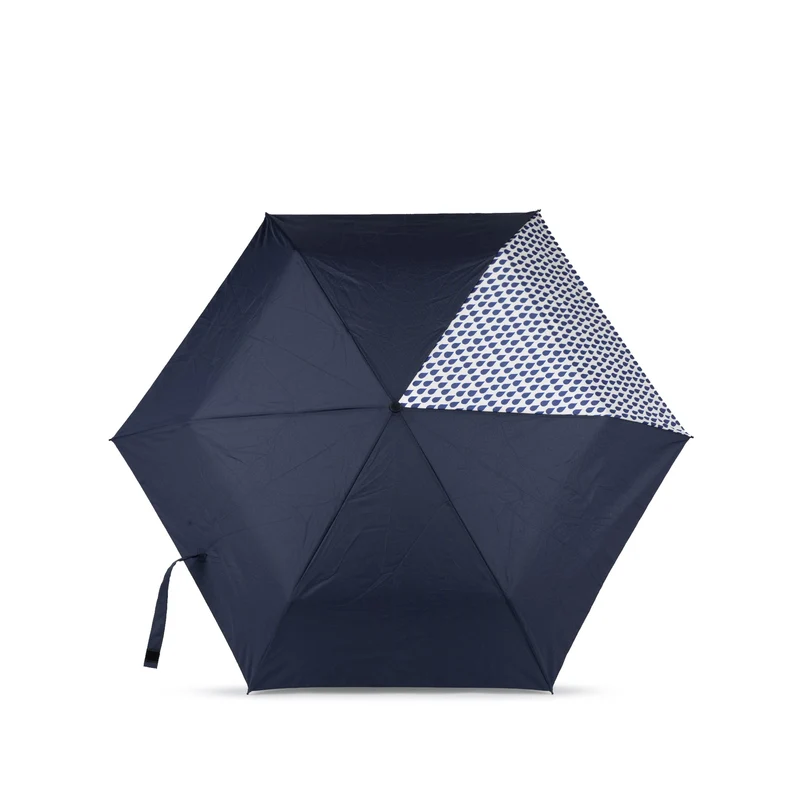 ROKA Waterloo Denim Rain / Midnight Ultraleichter Regenschirm aus recyceltem Nylon