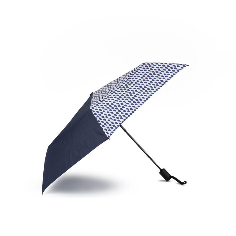 ROKA Waterloo Denim Rain / Midnight Ultraleichter Regenschirm aus recyceltem Nylon