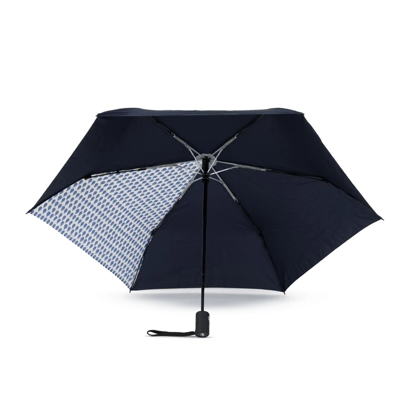 ROKA Waterloo Denim Rain / Midnight Ultraleichter Regenschirm aus recyceltem Nylon