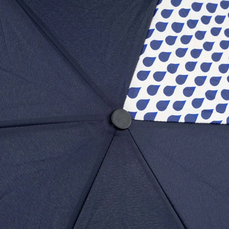 ROKA Waterloo Denim Rain / Midnight Ultraleichter Regenschirm aus recyceltem Nylon