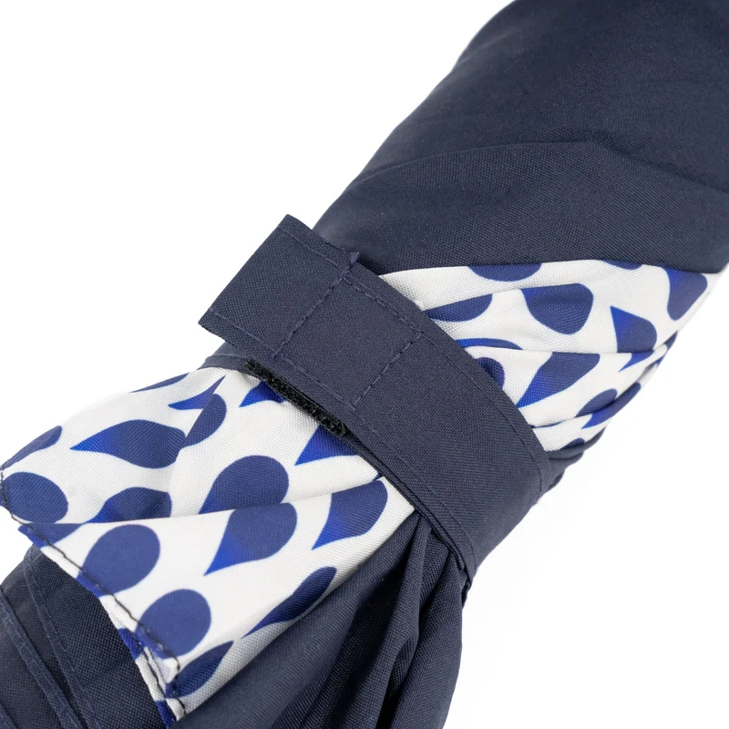 ROKA Waterloo Denim Rain / Midnight Ultraleichter Regenschirm aus recyceltem Nylon