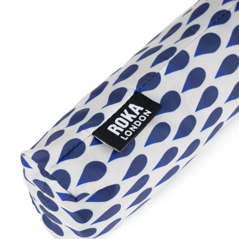 ROKA Waterloo Denim Rain / Midnight Ultraleichter Regenschirm aus recyceltem Nylon