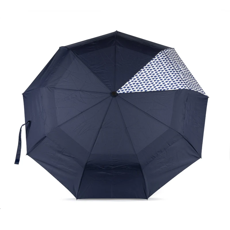 ROKA Waterloo Denim Rain / Midnight Regenschirm aus recyceltem Nylon