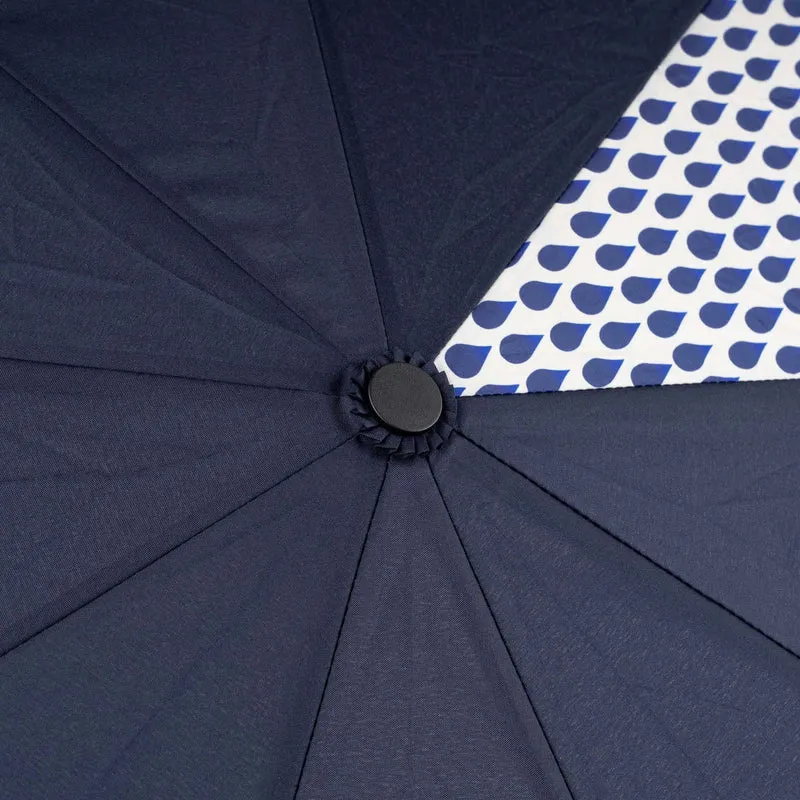 ROKA Waterloo Denim Rain / Midnight Regenschirm aus recyceltem Nylon