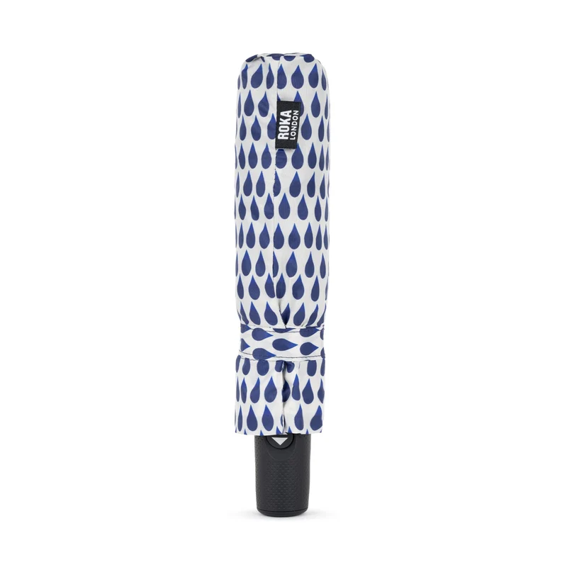 ROKA Waterloo Denim Rain / Midnight Regenschirm aus recyceltem Nylon