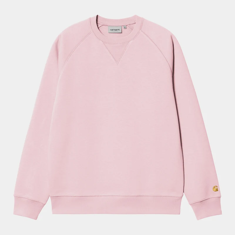 Carhartt WIP Herren Chase Sweat Top - Air Pink