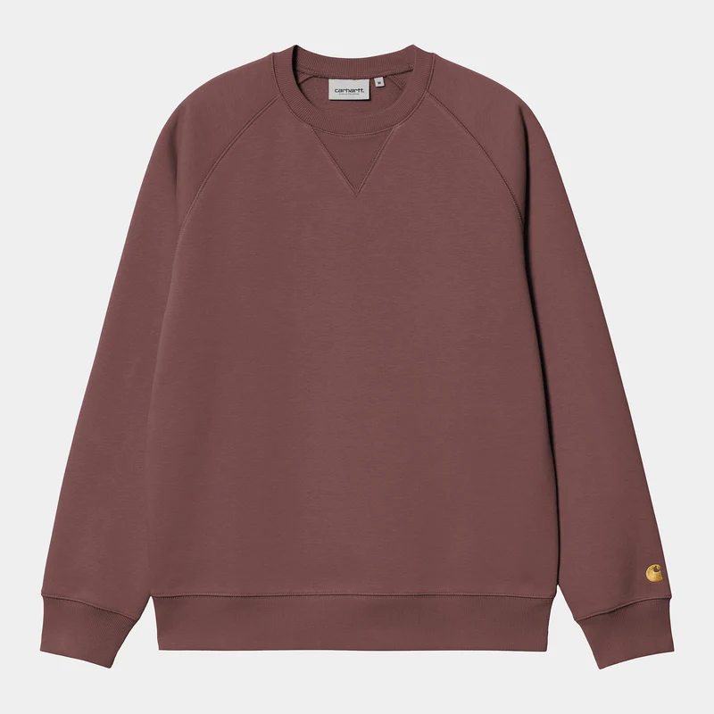 Carhartt WIP Herren Chase Sweat Top - Altrosa