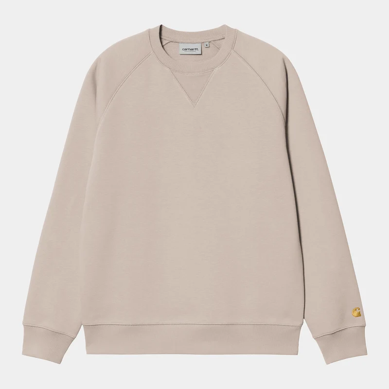 Carhartt WIP Herren Chase Sweat Top - Altbeige