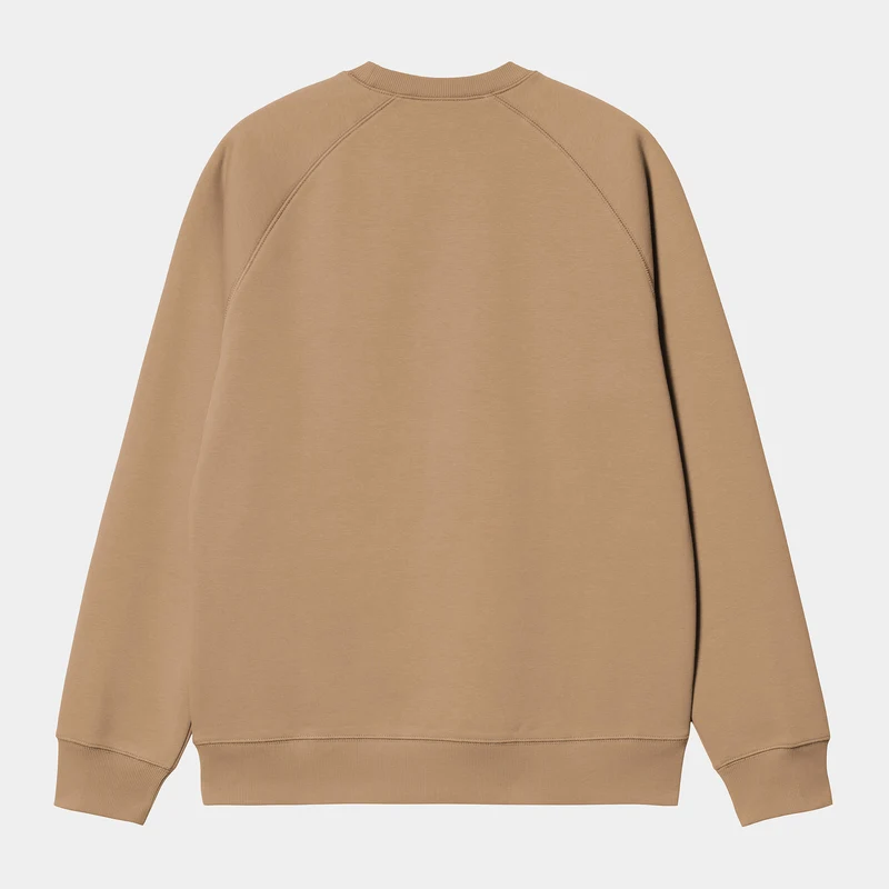 Carhartt WIP Herren Chase Sweat Top - Dusty Hamilton Brown