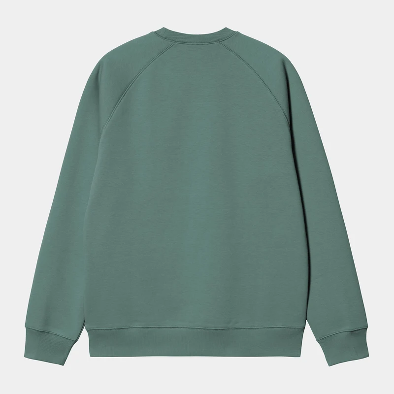Carhartt WIP Herren Chase Sweat Top - Silberne Kiefer