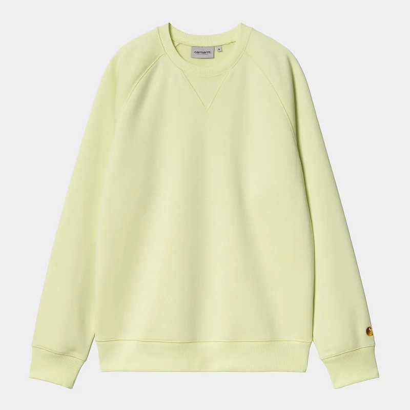 Carhartt WIP Herren Chase Sweat Top - Luftgrün