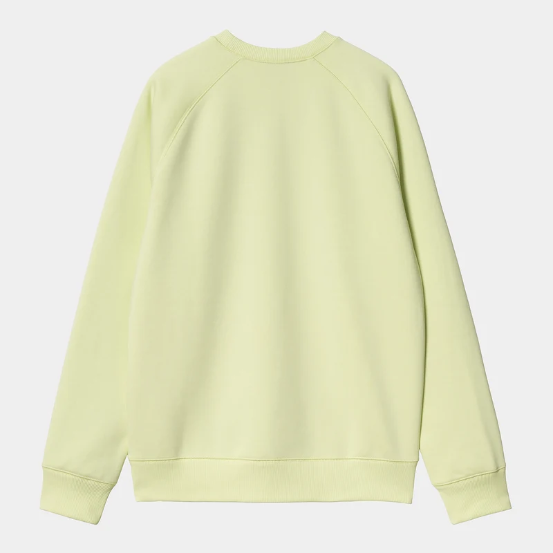 Carhartt WIP Herren Chase Sweat Top - Luftgrün