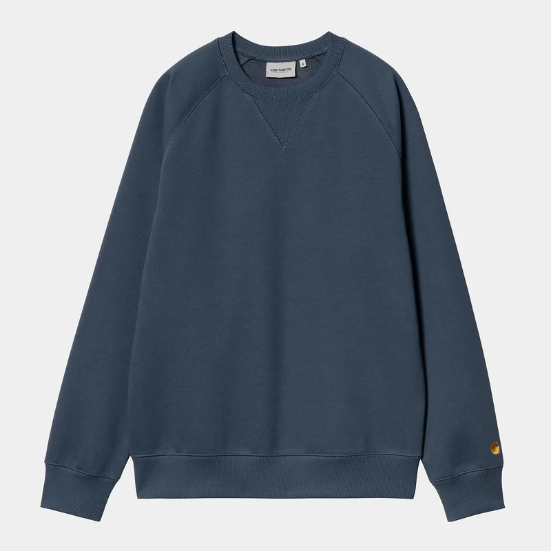 Carhartt WIP Herren Chase Sweat Top - Dunkelblau
