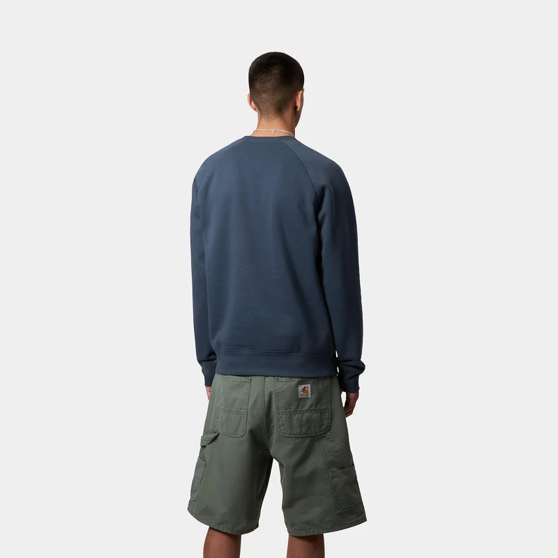 Carhartt WIP Herren Chase Sweat Top - Dunkelblau