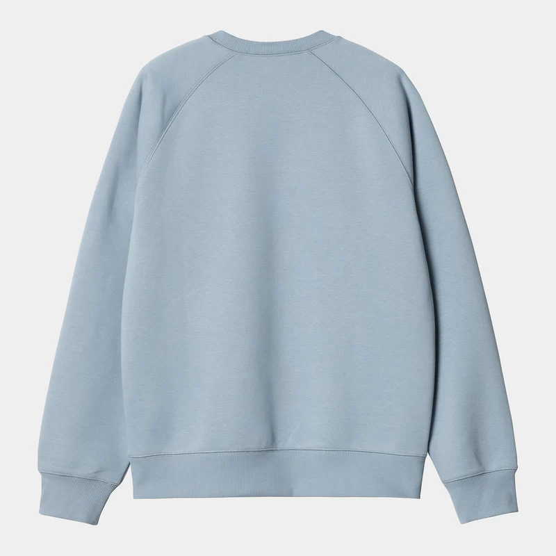 Carhartt WIP Herren Chase Sweat Top - Frosted Blue