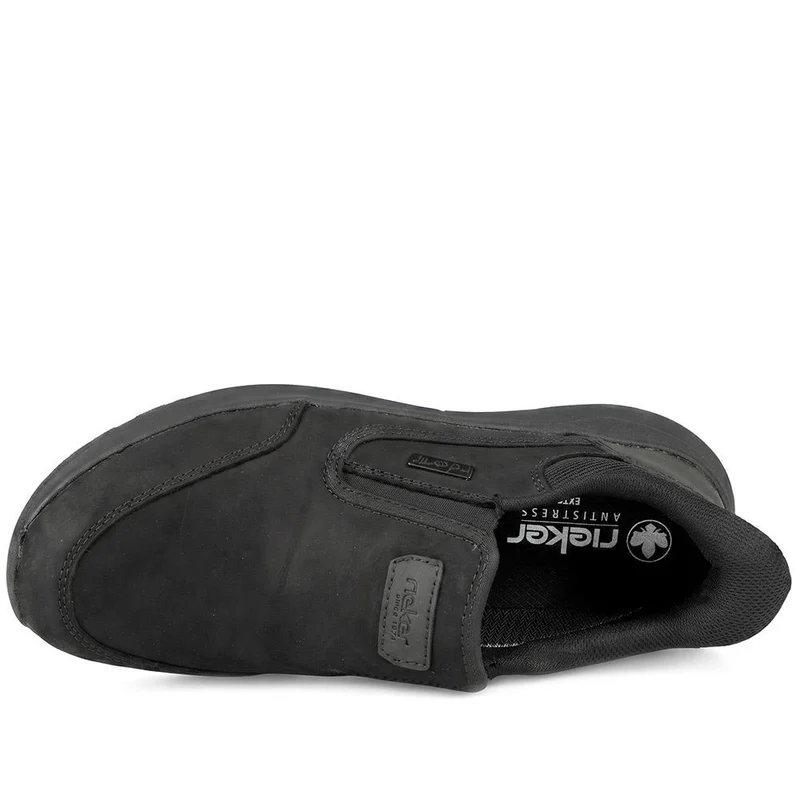 Rieker Slip On Grippy Shoes - RKR43051 / 330 221 - Black