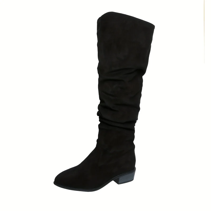 Matilda | Markante kniehohe Plateau-Stiefel mit Schnürung