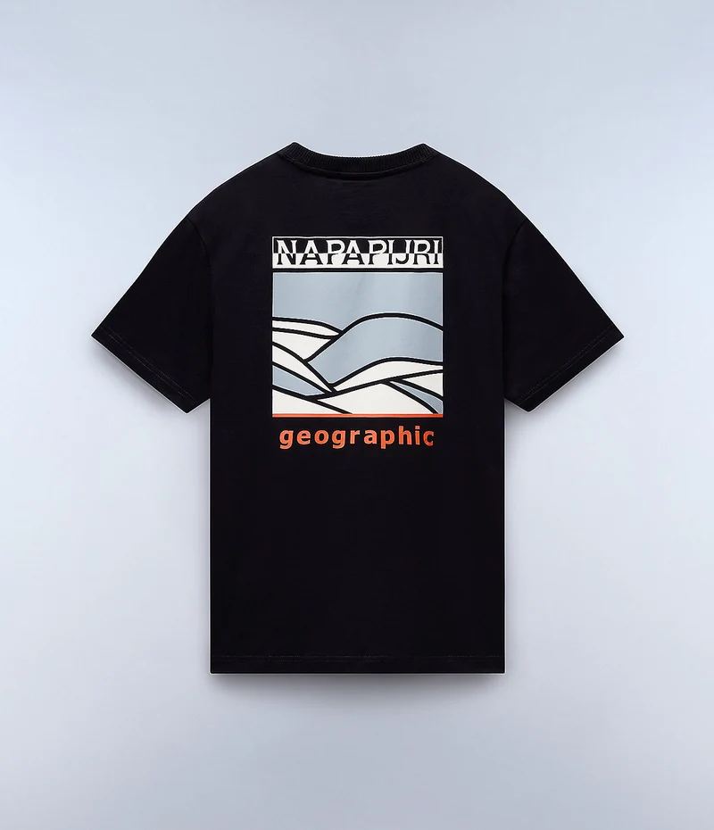 Napapijri Sovana Herren-T-Shirt – Schwarz
