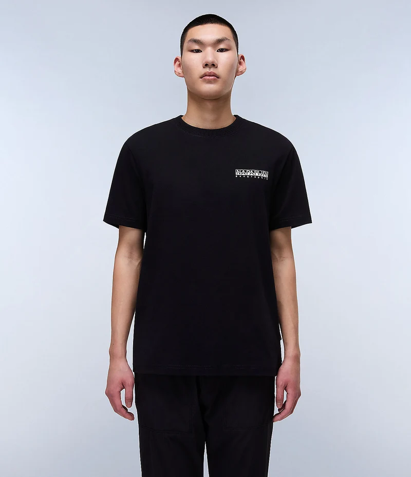 Napapijri Sovana Herren-T-Shirt – Schwarz