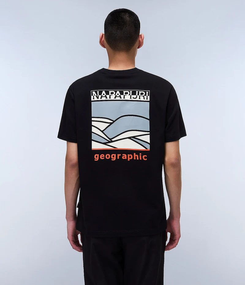Napapijri Sovana Herren-T-Shirt – Schwarz