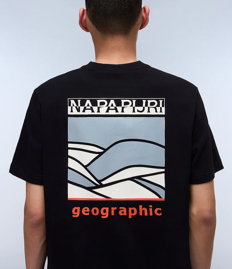 Napapijri Sovana Herren-T-Shirt – Schwarz