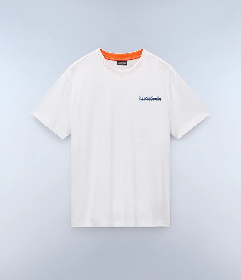 Napapijri Sovana Herren-T-Shirt – Weiß
