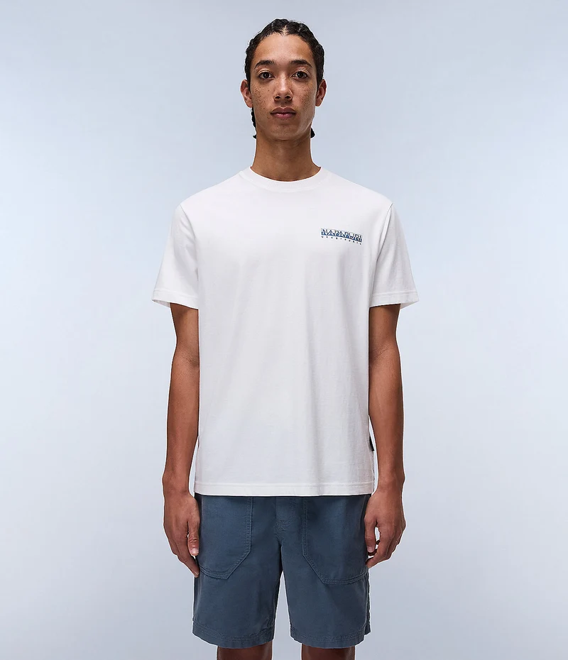 Napapijri Sovana Herren-T-Shirt – Weiß